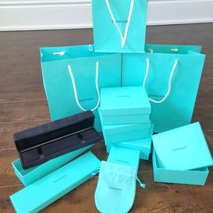 Tiffany boxes and bags